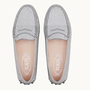 Tods Glittery Loafers